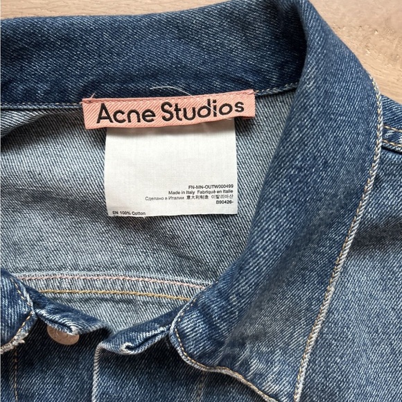 Acne Studios relaxed Jean jacket - Picture 2 of 4